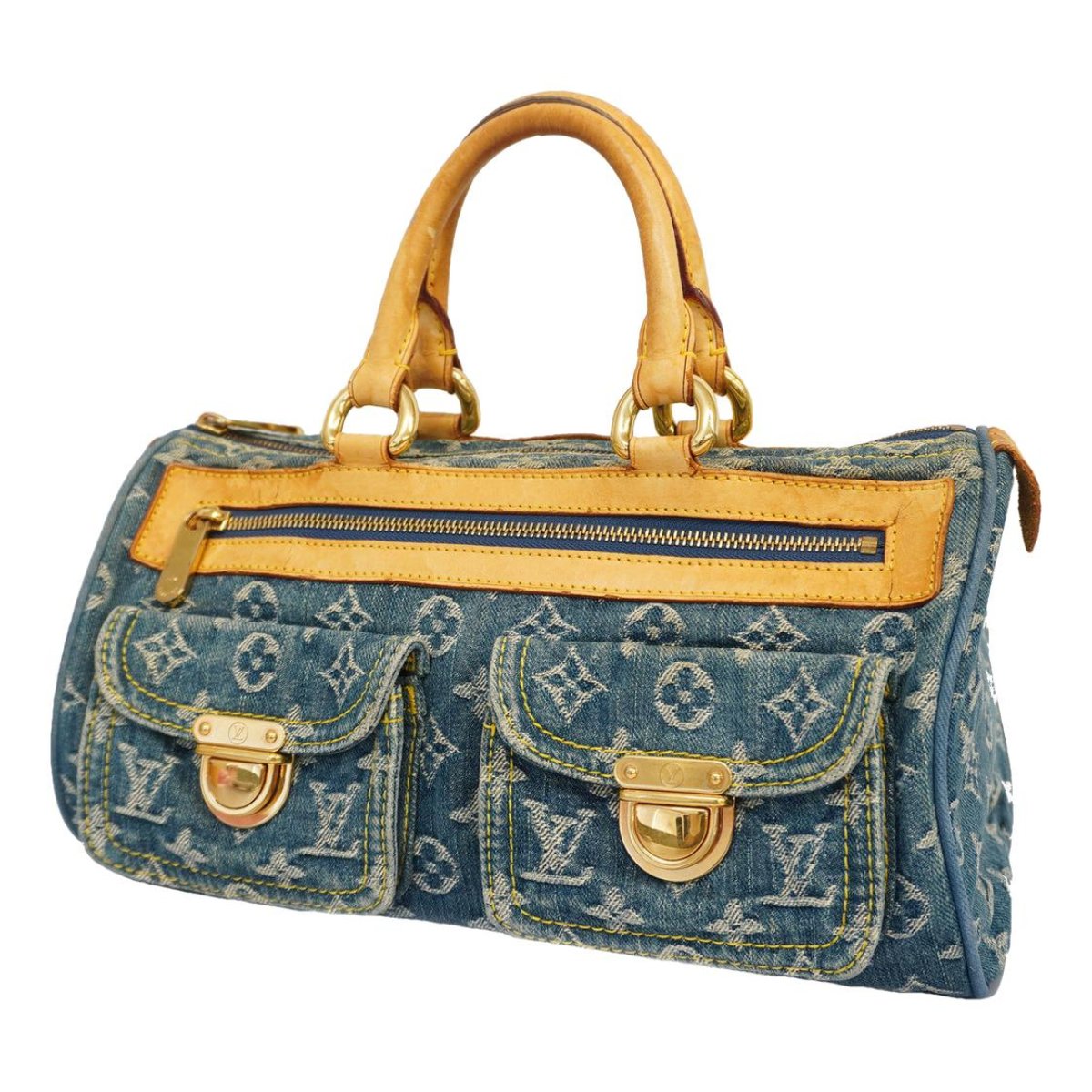 Néo speedy leather handbag