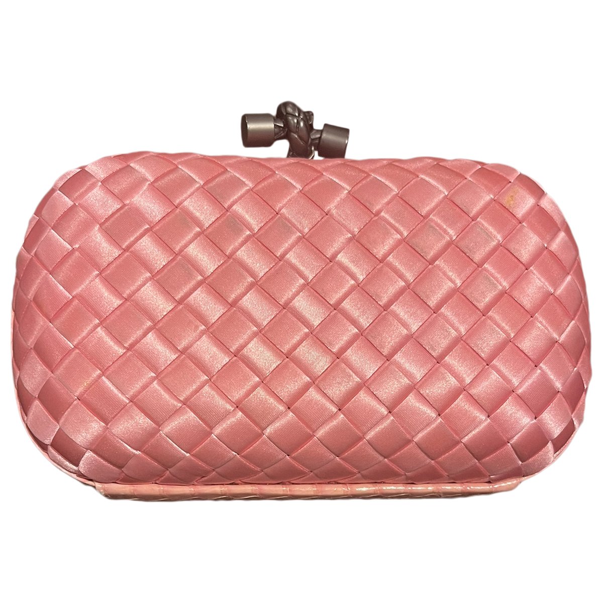 Knot silk handbag