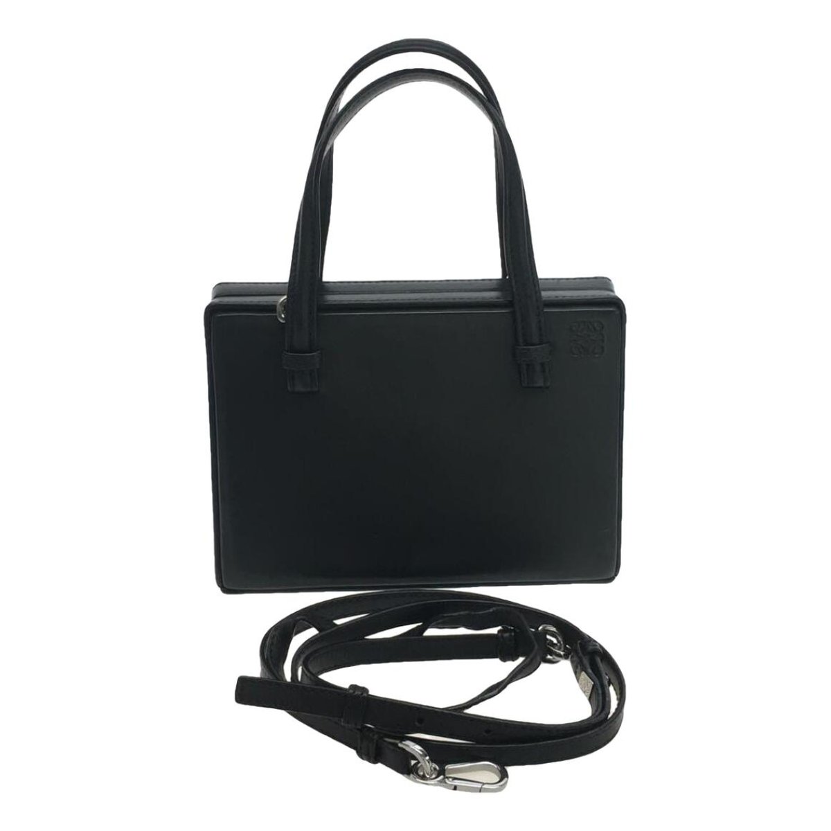 Postal leather crossbody bag