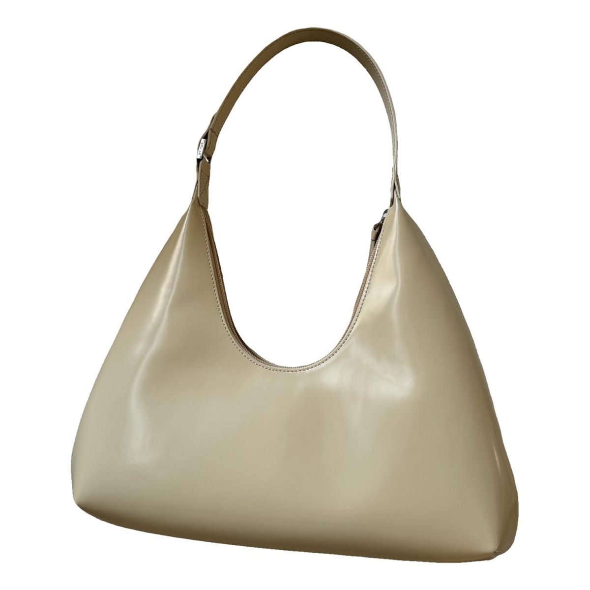 Amber leather handbag