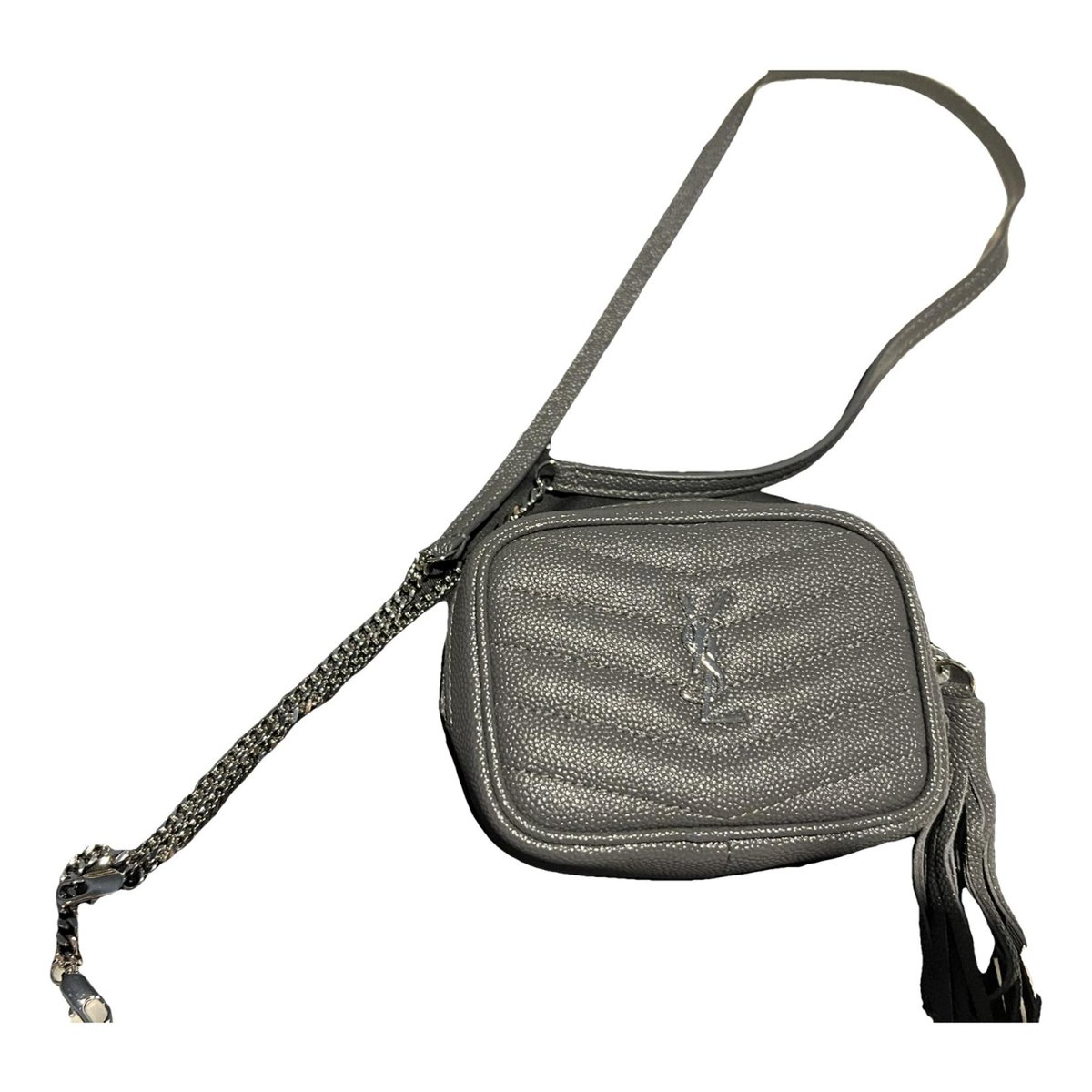 Blogger leather crossbody bag