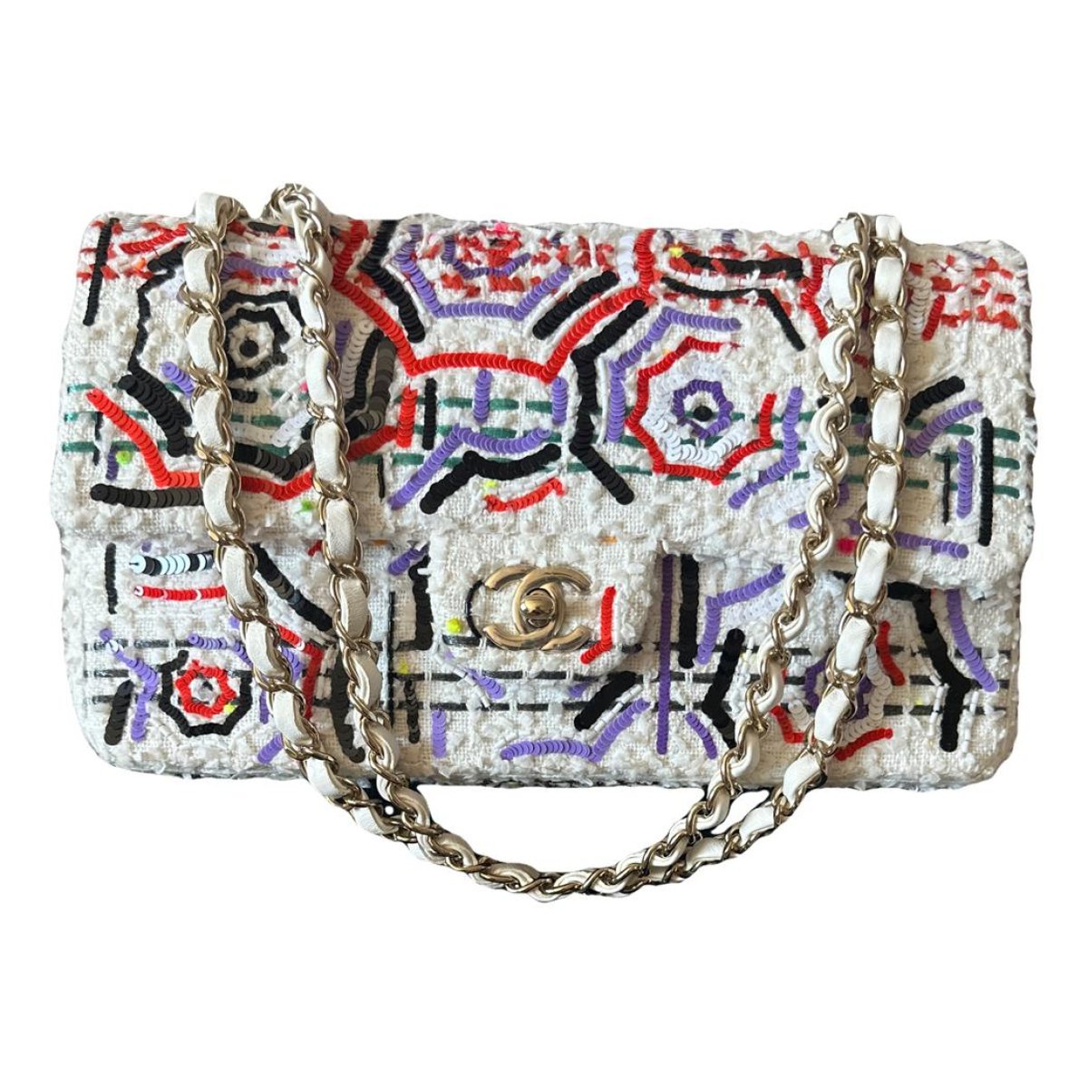 Timeless/Classique tweed crossbody bag
