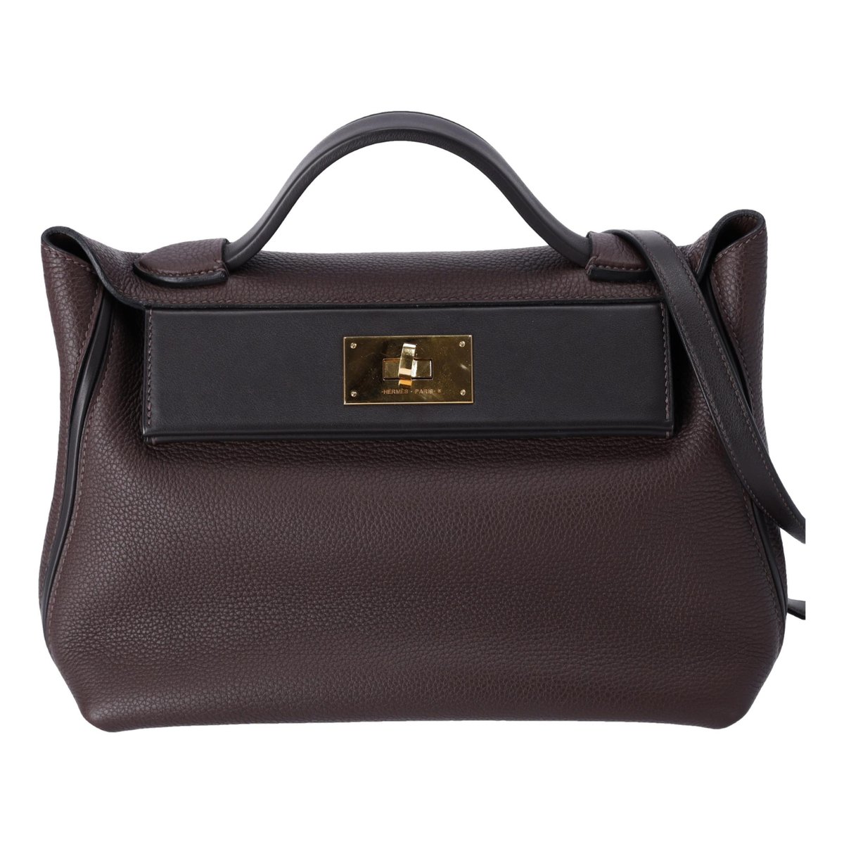 24/24 leather handbag