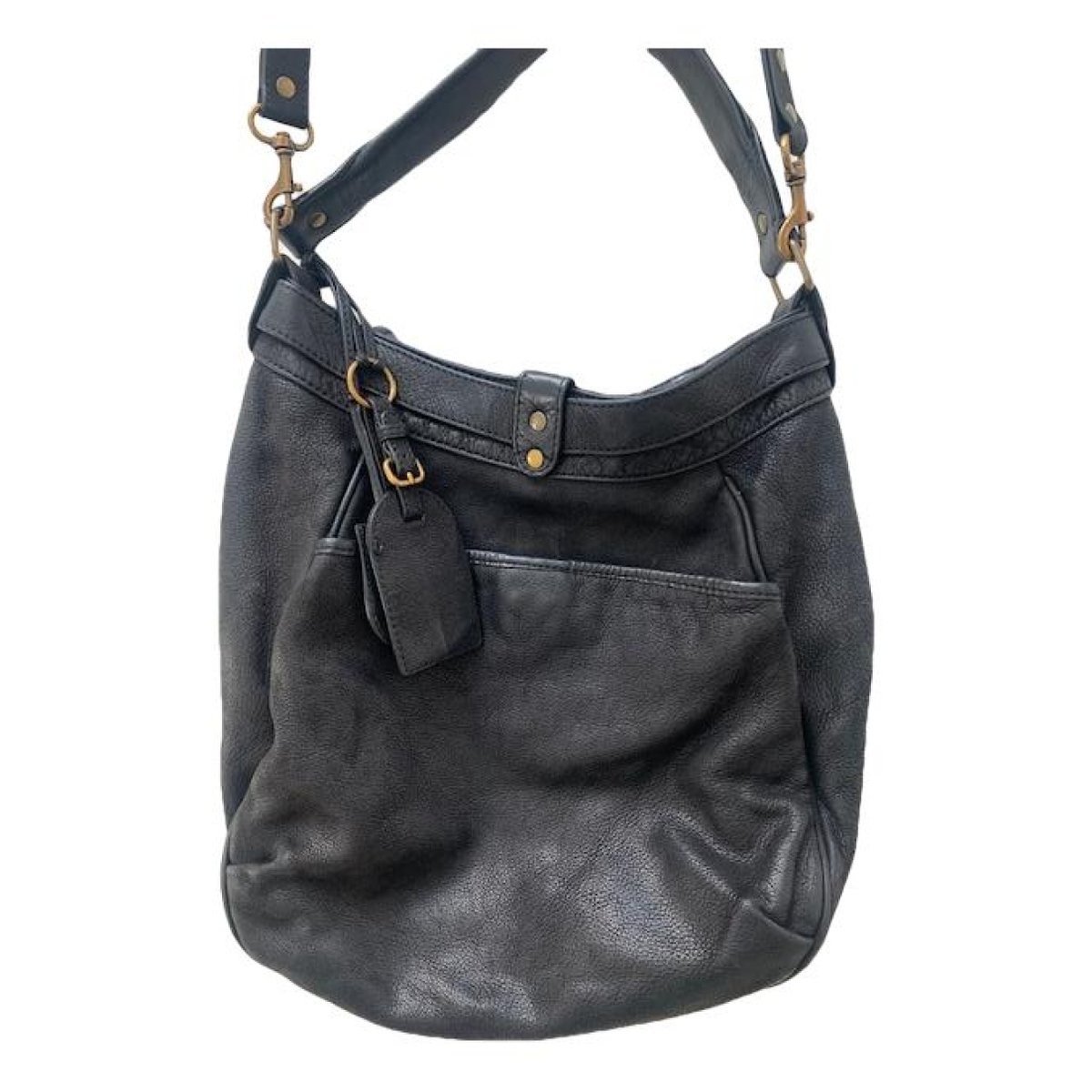 Lune leather handbag