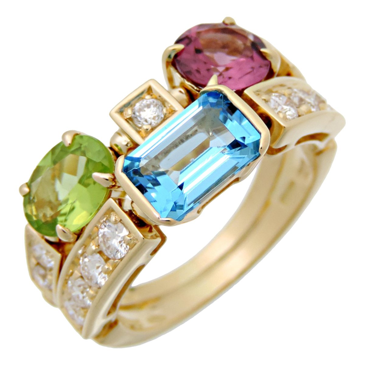 Allegra yellow gold ring