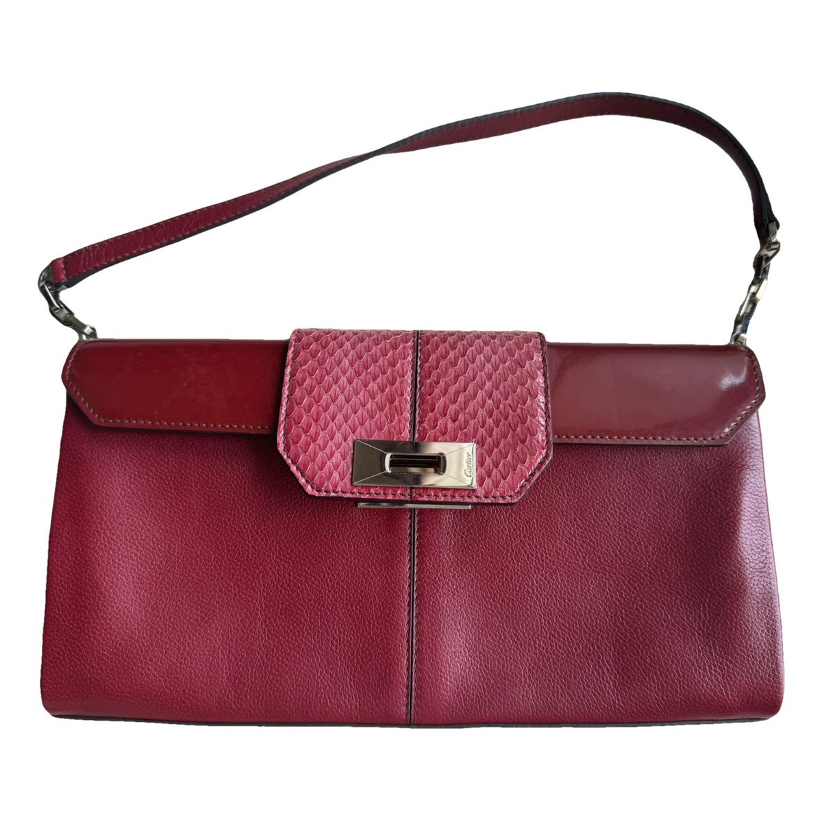 C leather handbag