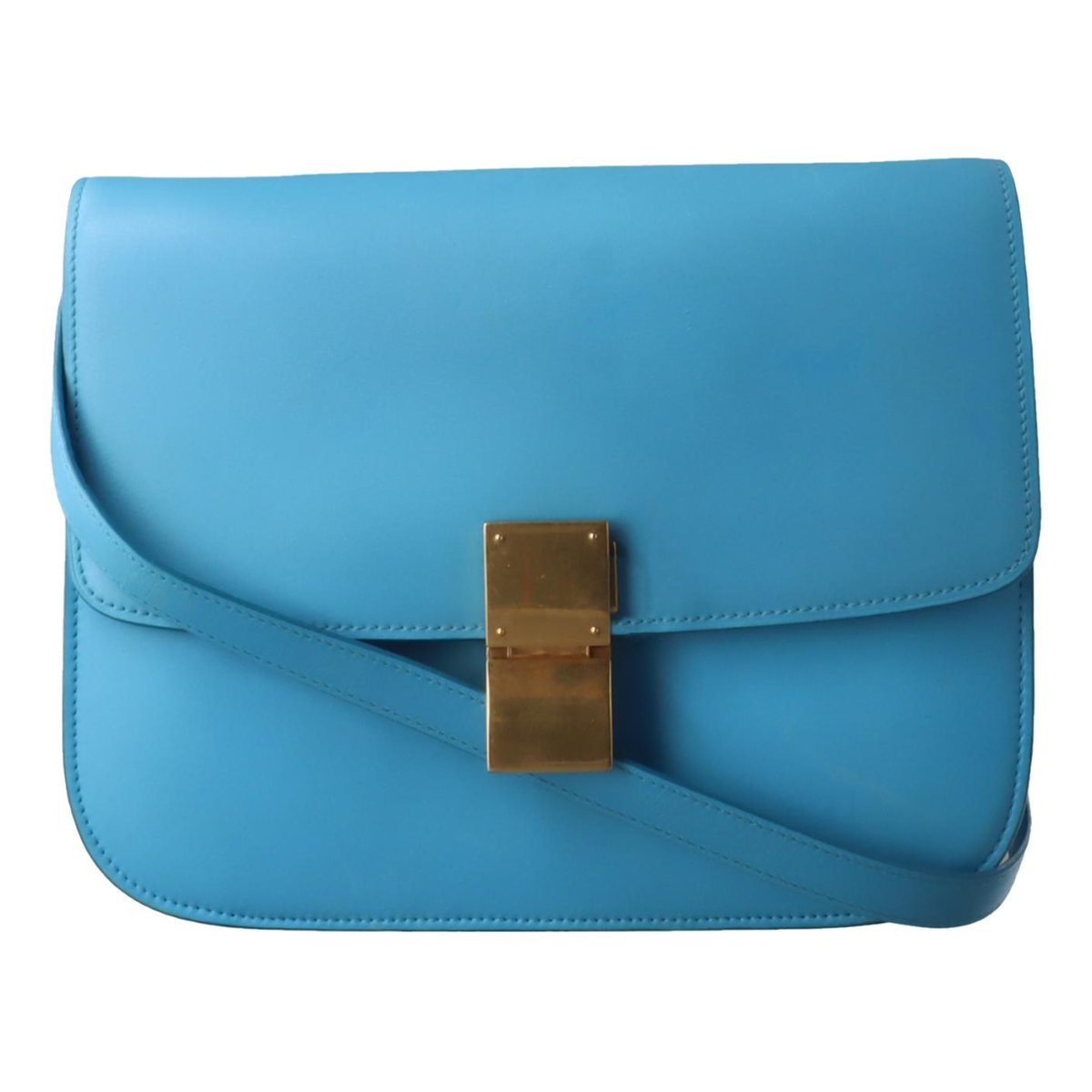 Classic leather crossbody bag