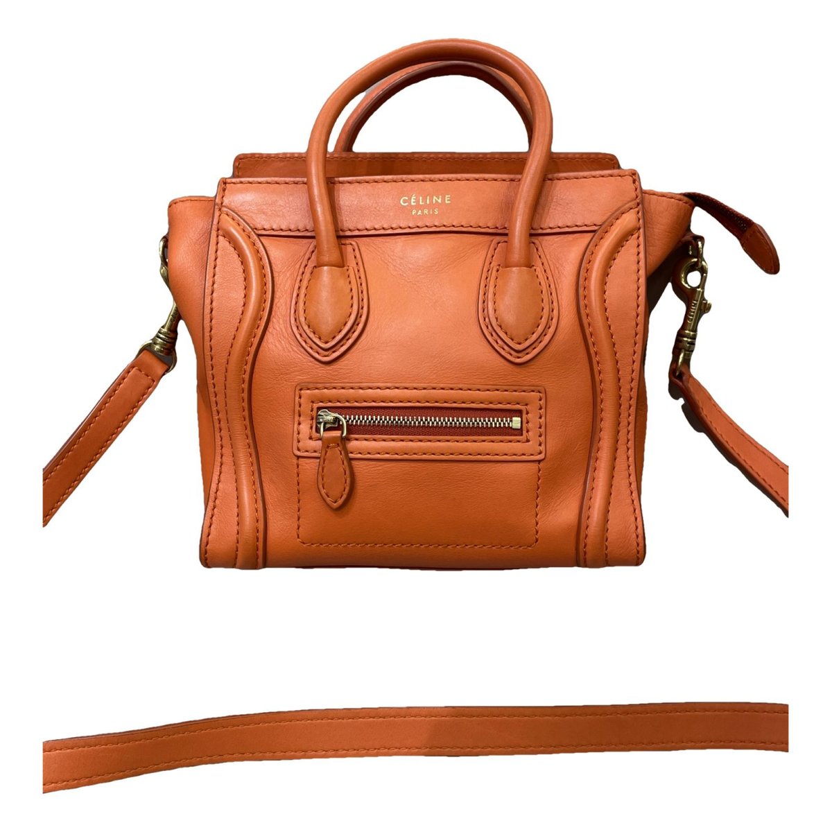Nano Luggage leather handbag