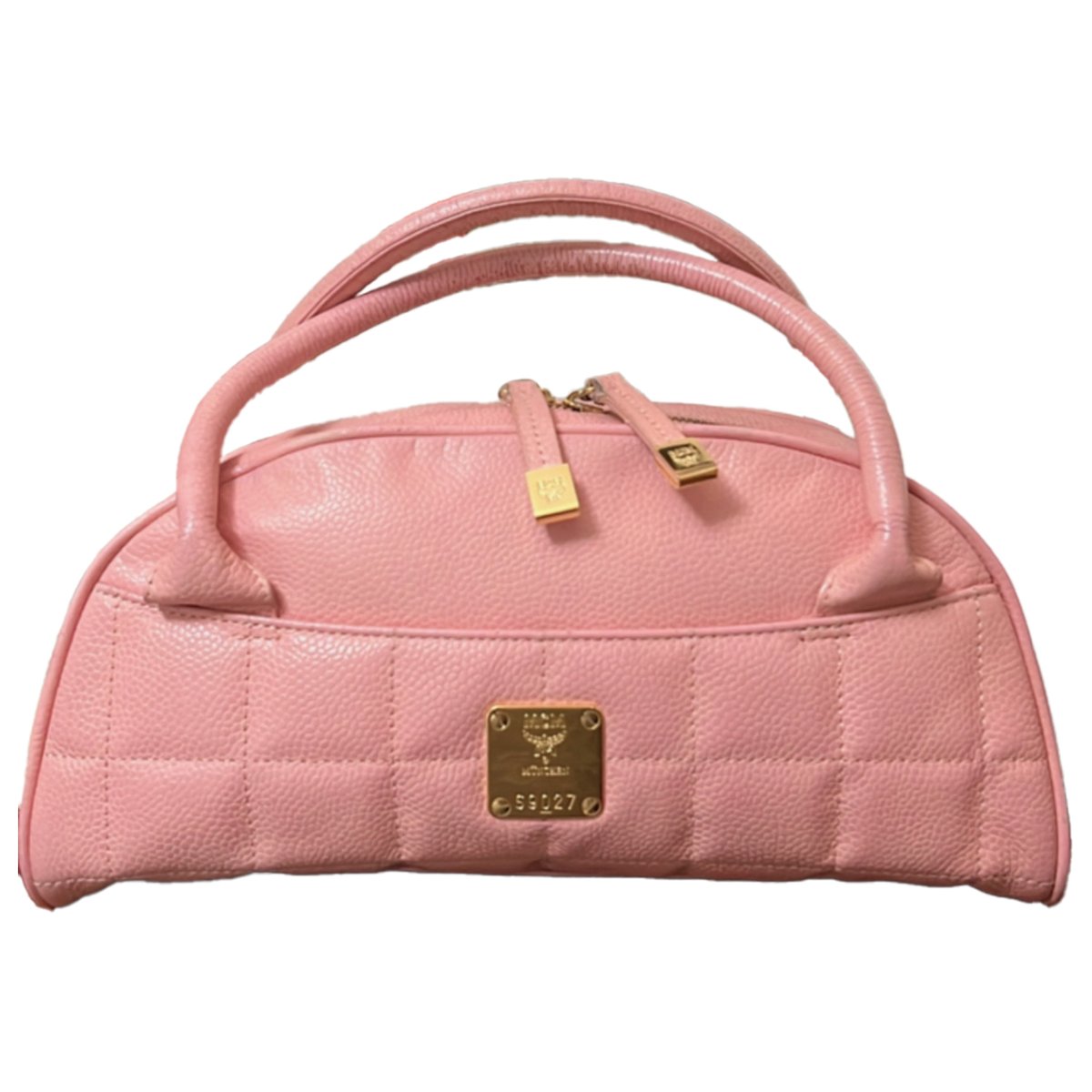 Boston leather handbag