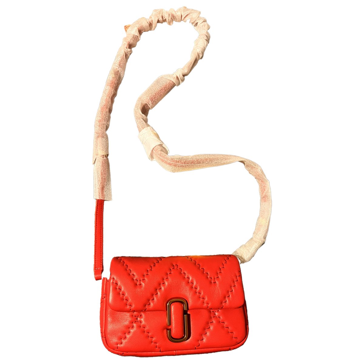 Single leather handbag
