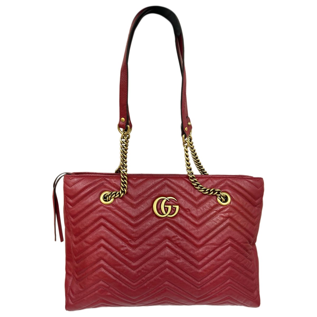 GG Marmont Chain leather tote