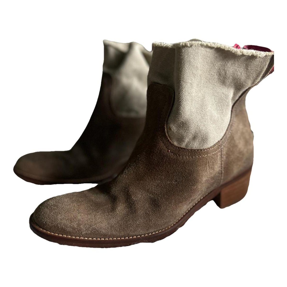 Abby cloth western boots