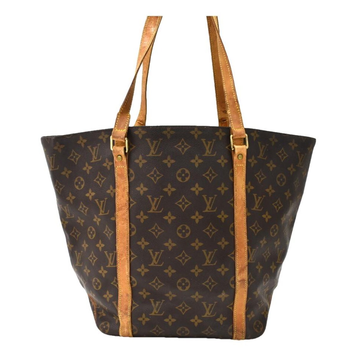 Shopping leather tote