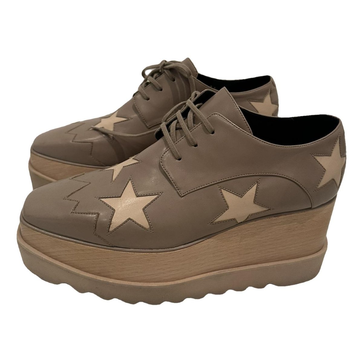 Elyse leather lace ups