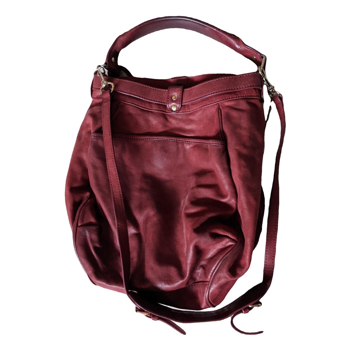 Lune leather handbag