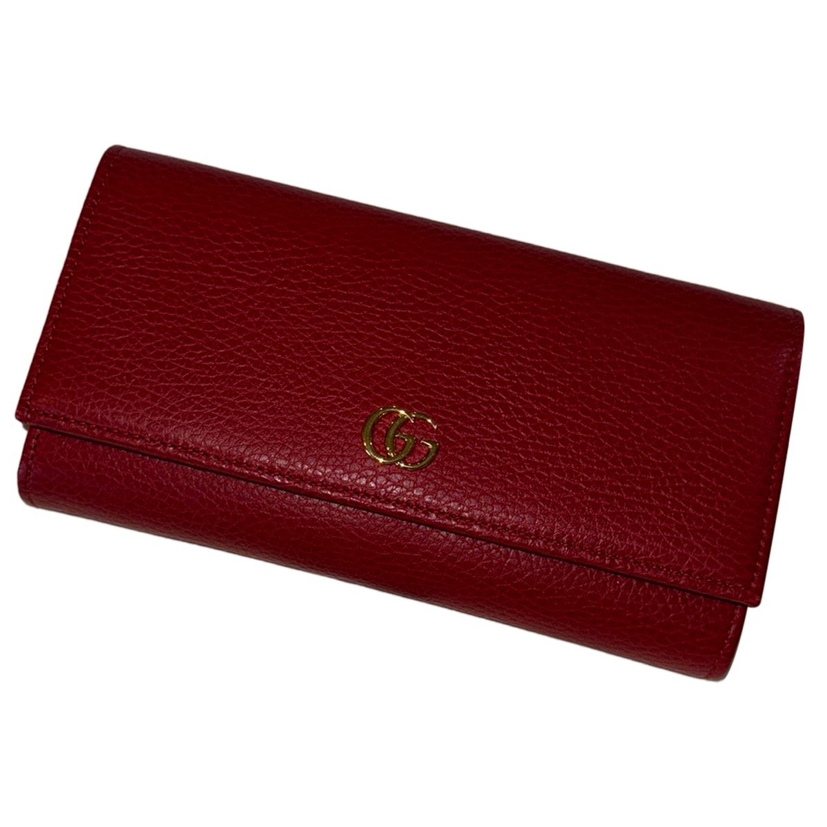 GG Marmont Chain Flap Wallet leather crossbody bag