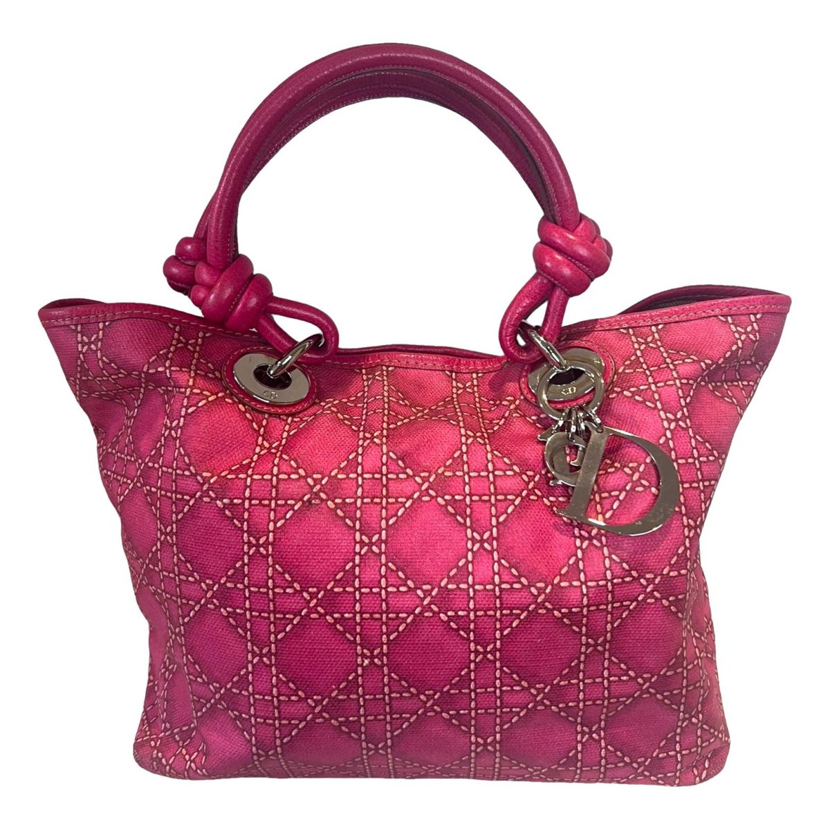 Lady Dior cloth handbag
