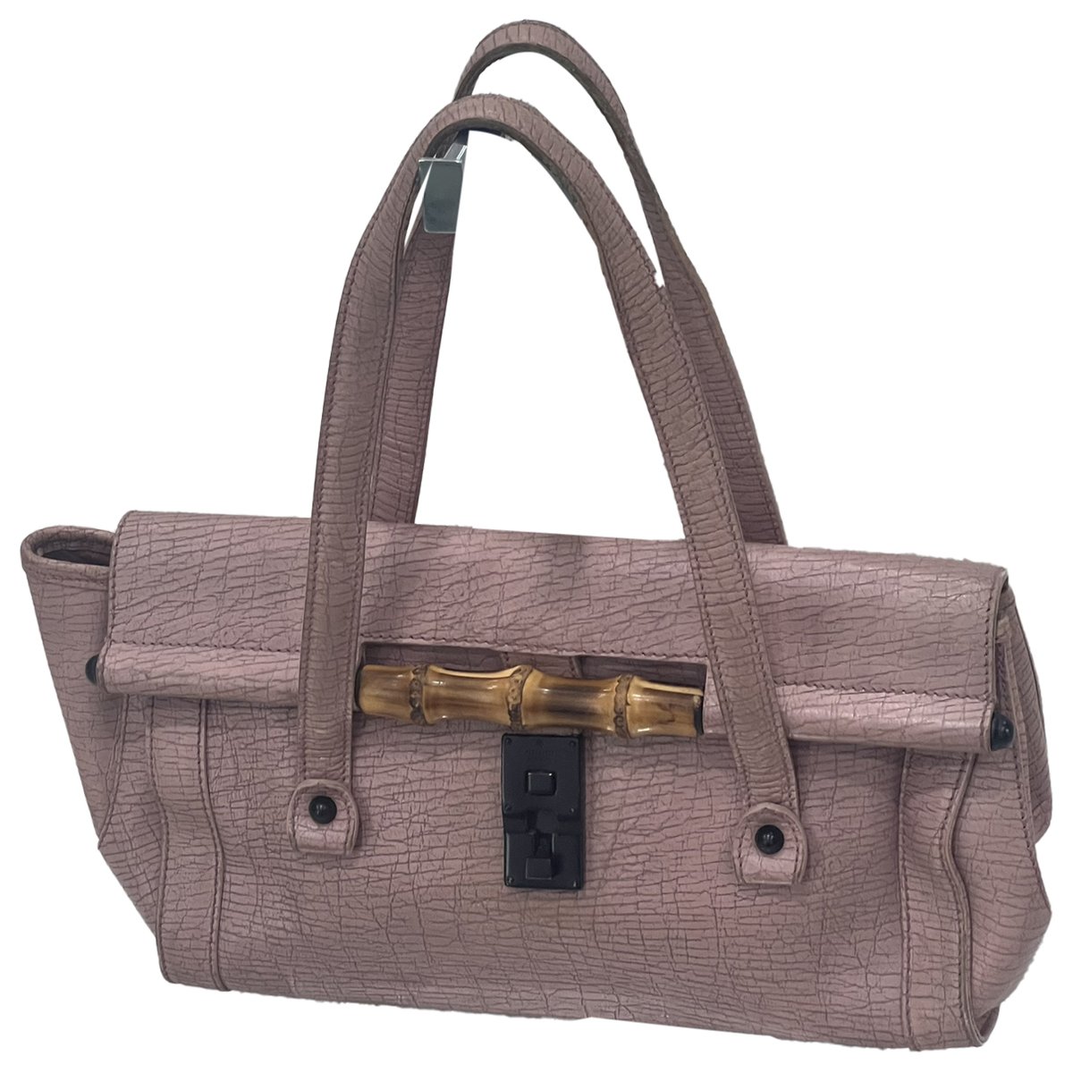 Bamboo Bullet leather handbag