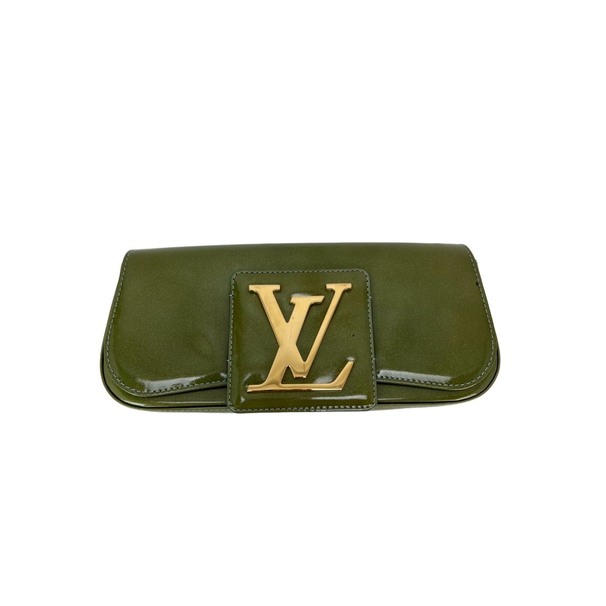 Sobe patent leather clutch bag