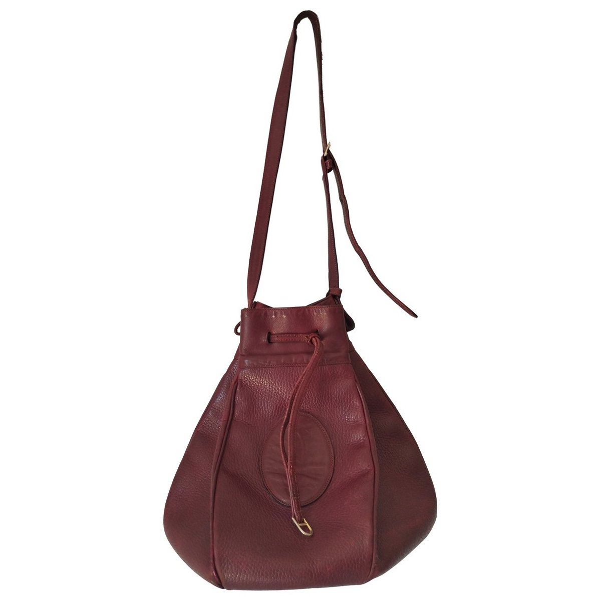 Seau leather handbag