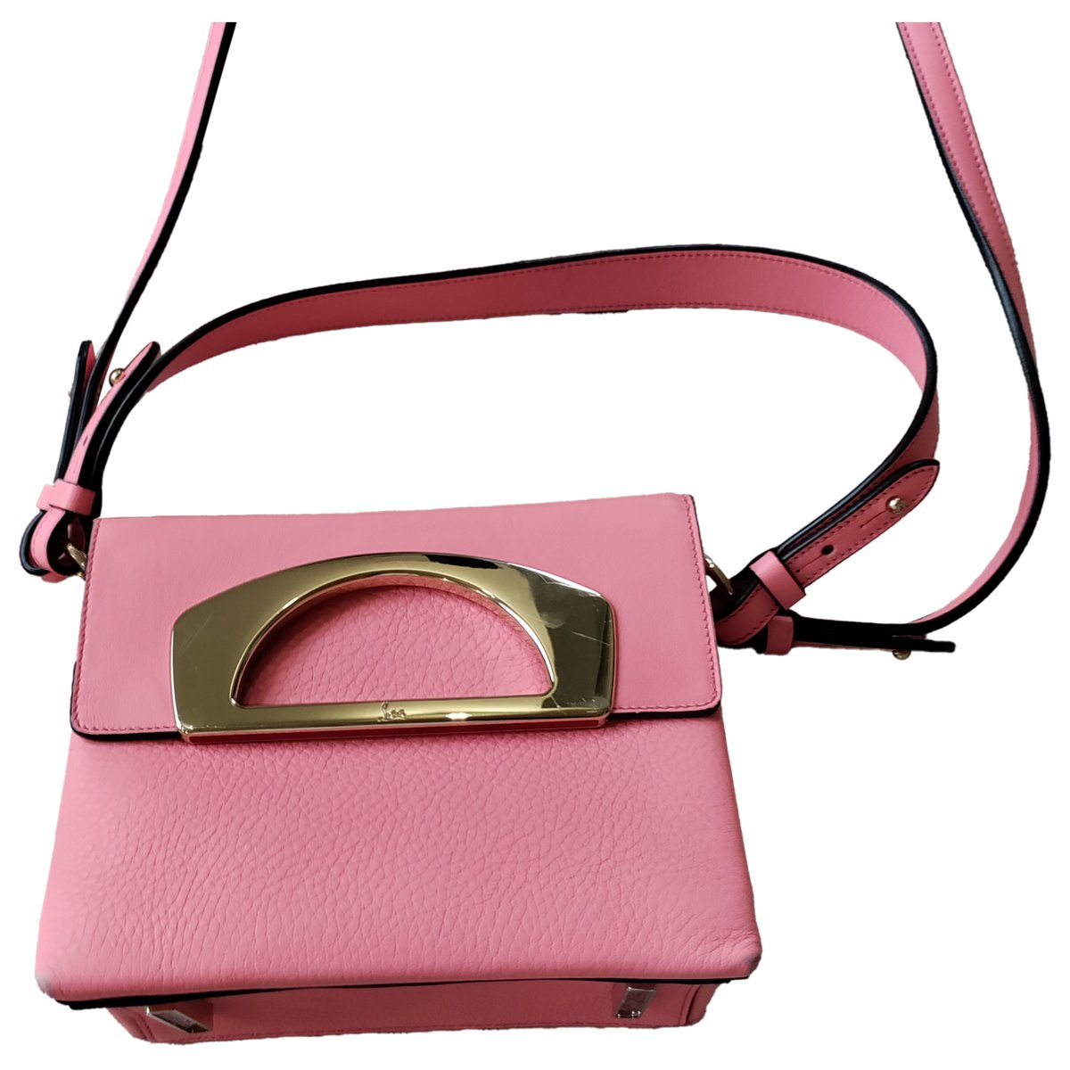 Passage leather handbag
