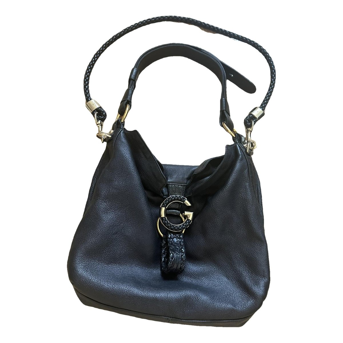 Hobo leather handbag