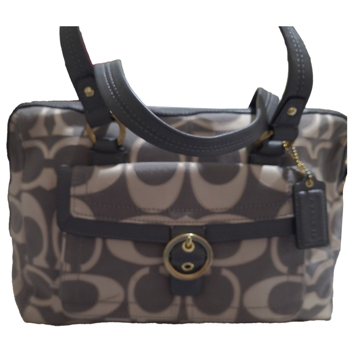 Princess Street Dome Satchel linen handbag
