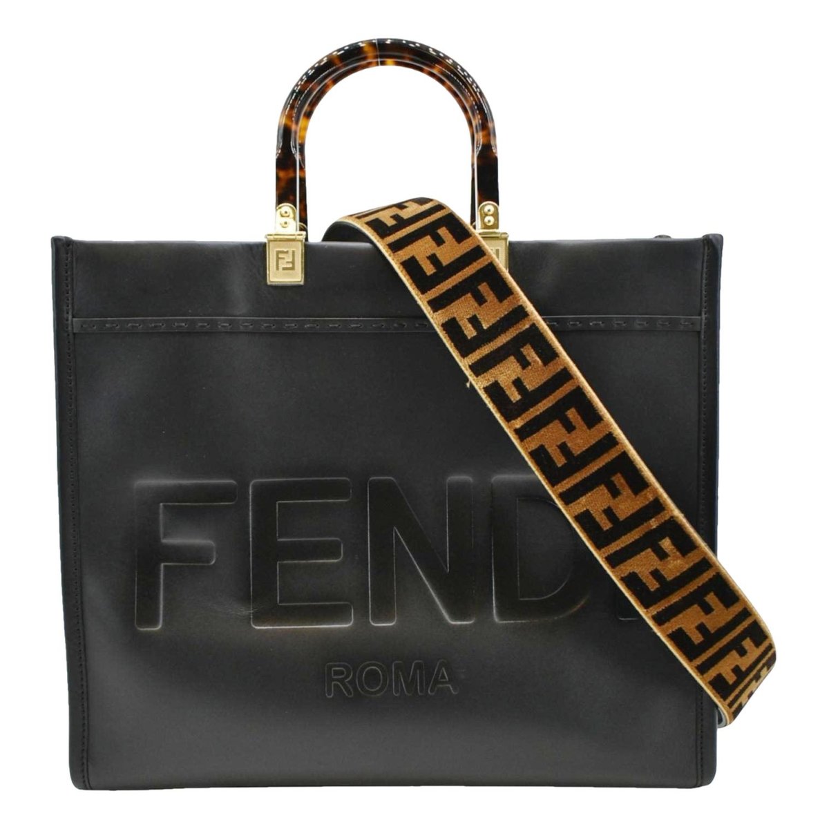 Sunshine leather tote