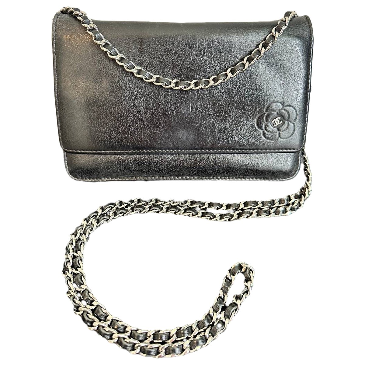 Wallet On Chain Timeless/Classique leather crossbody bag