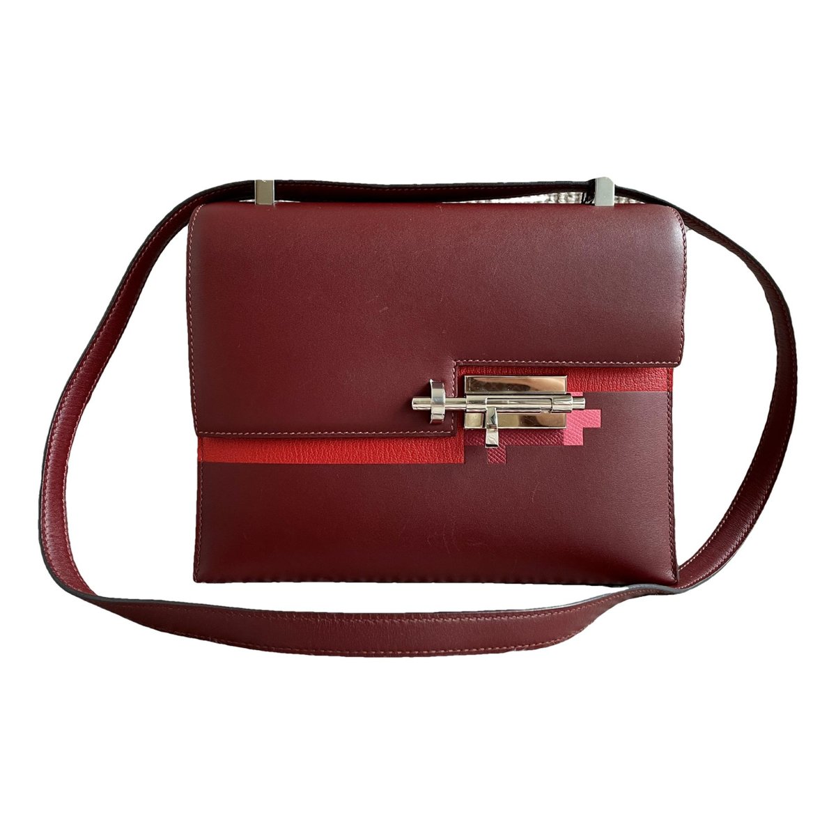 Verrou leather handbag
