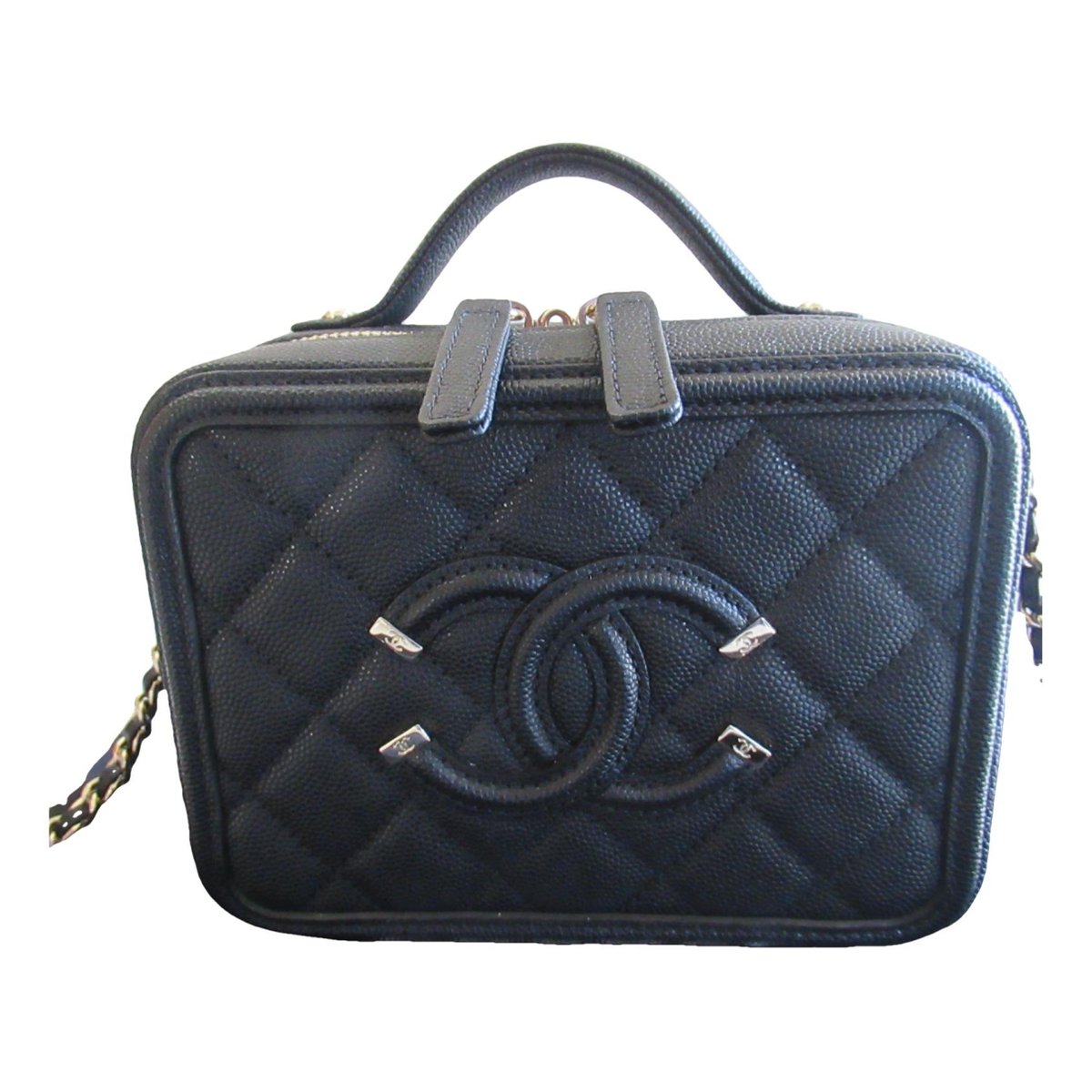 Vanity leather mini bag