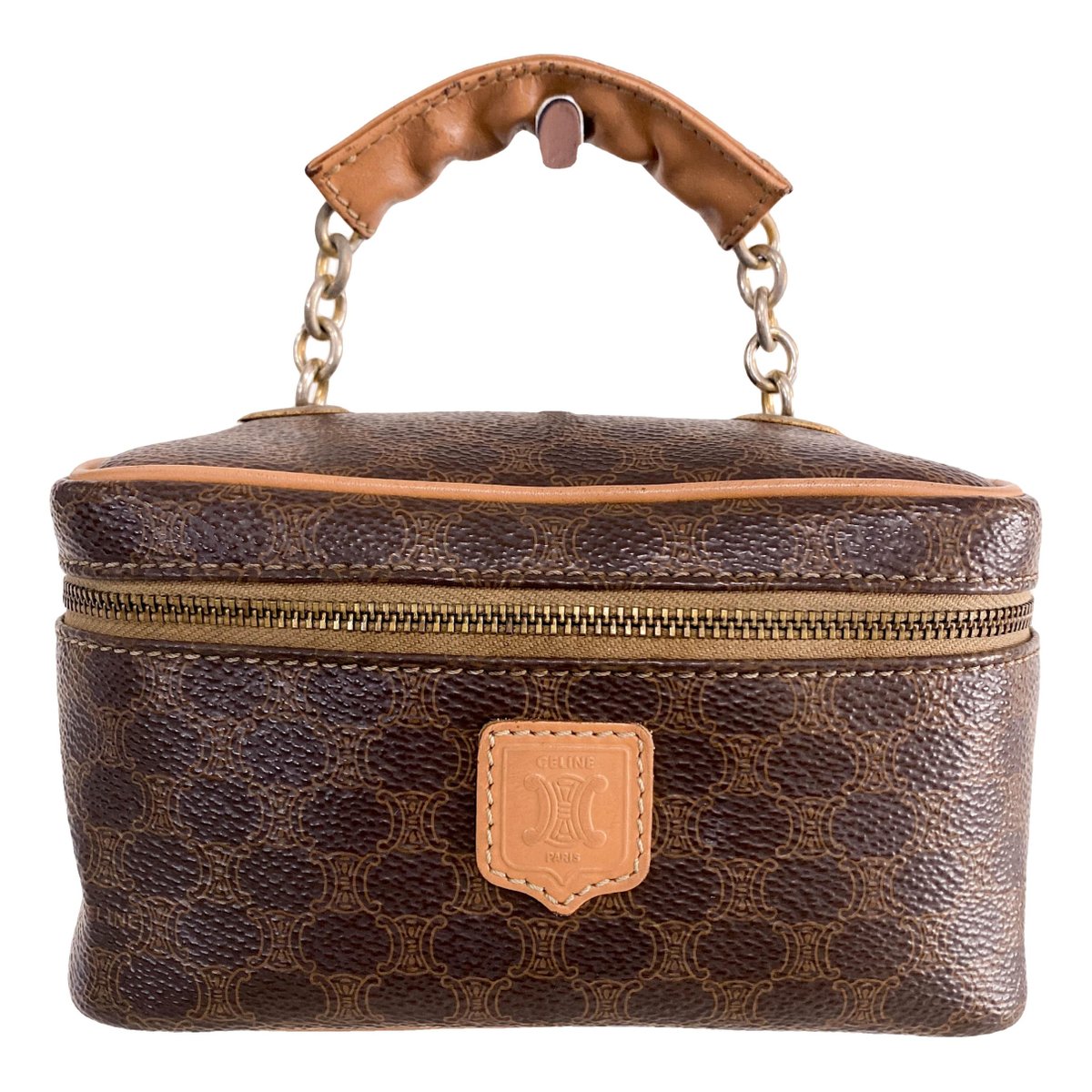 Tambour cloth handbag
