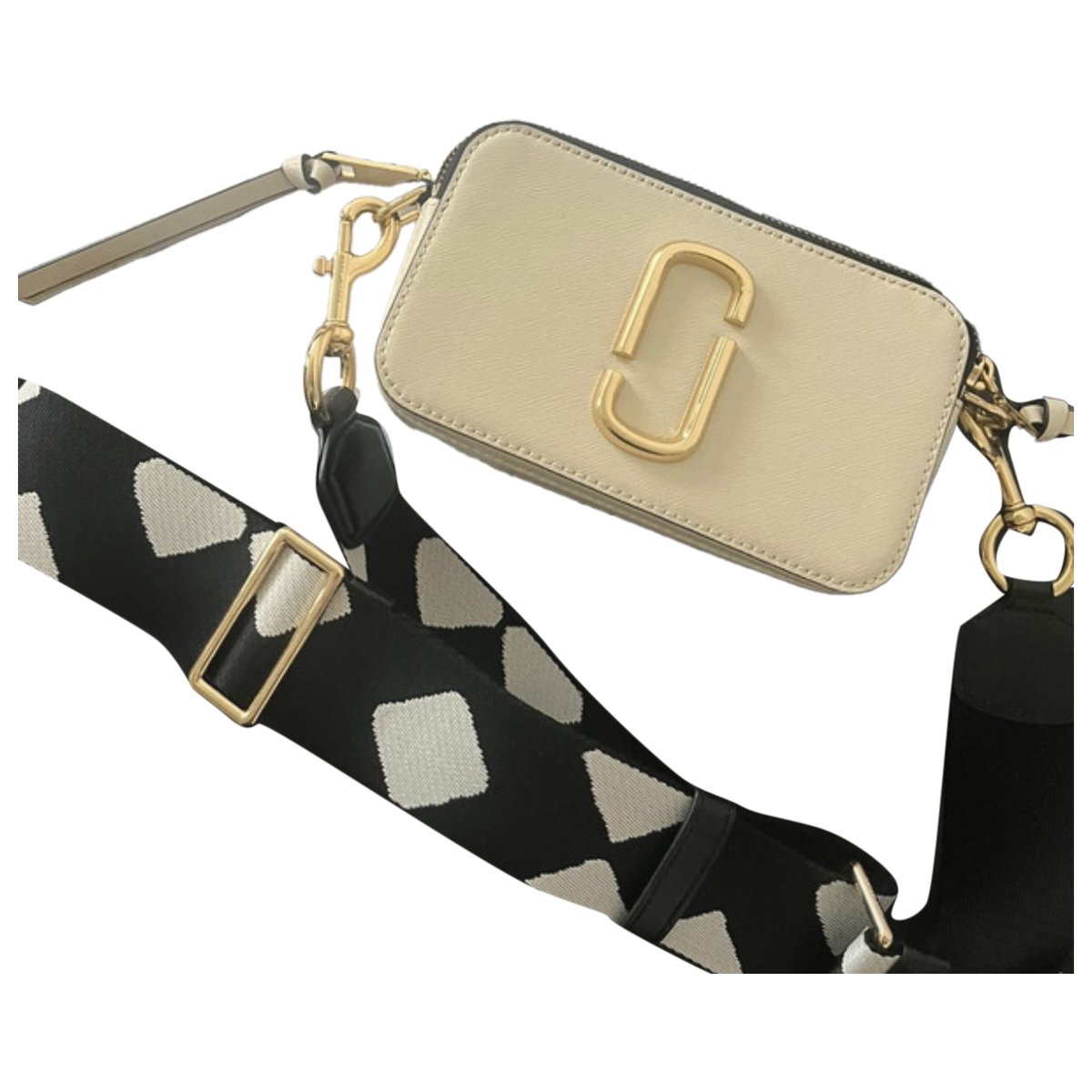 Snapshot leather crossbody bag