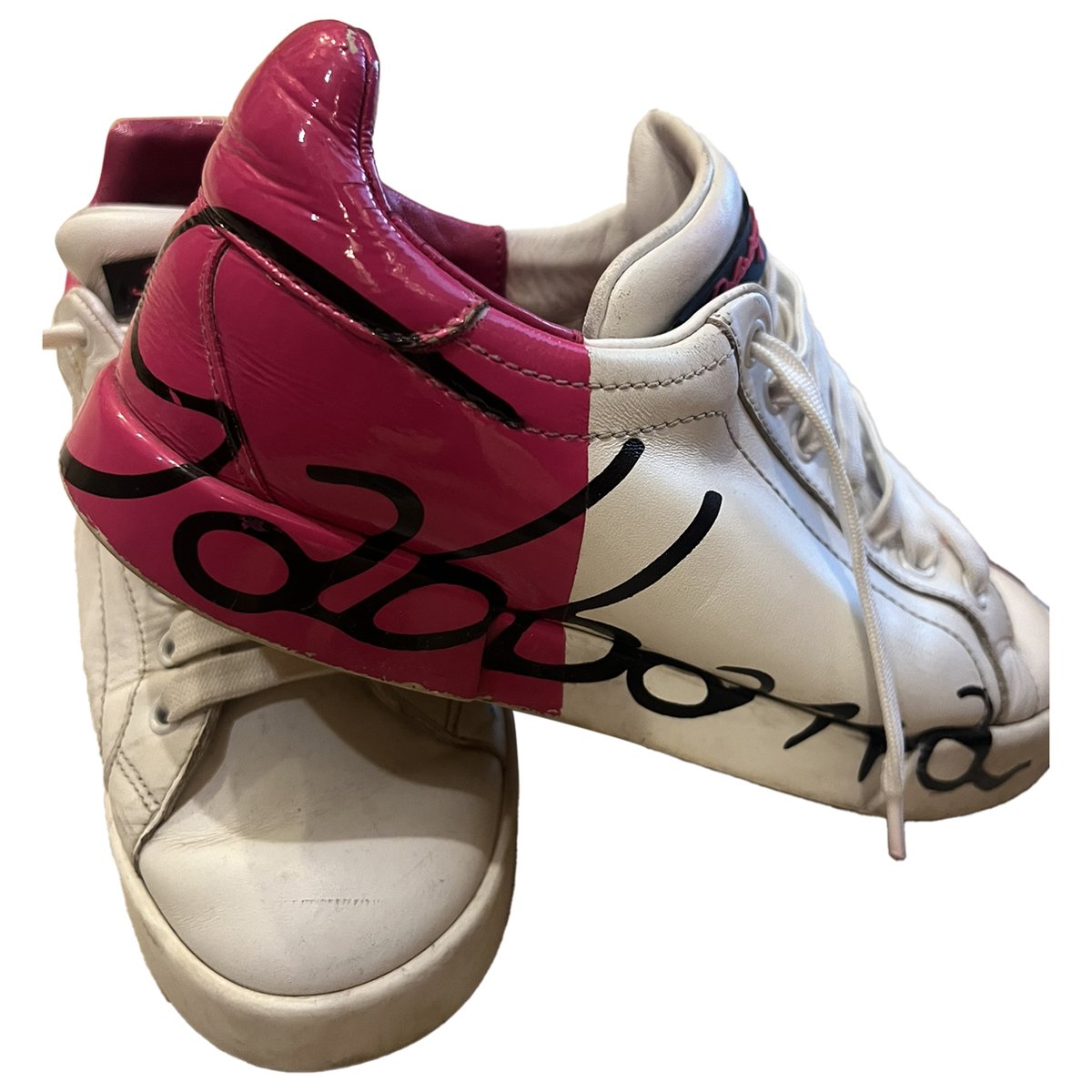Portofino patent leather trainers