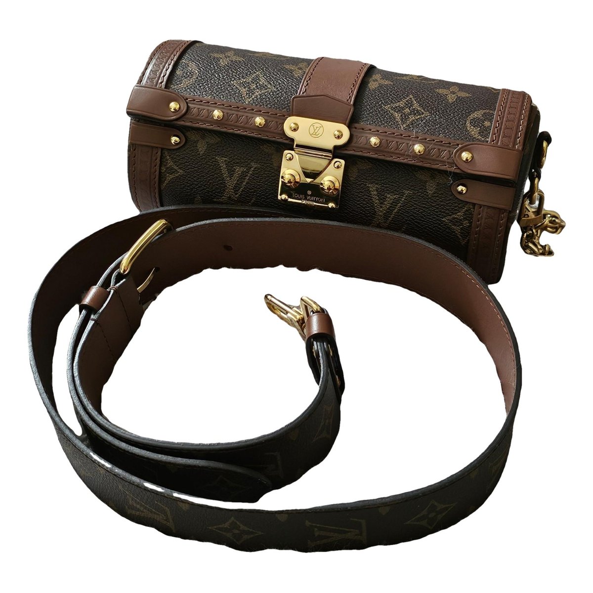 Papillon Trunk leather crossbody bag