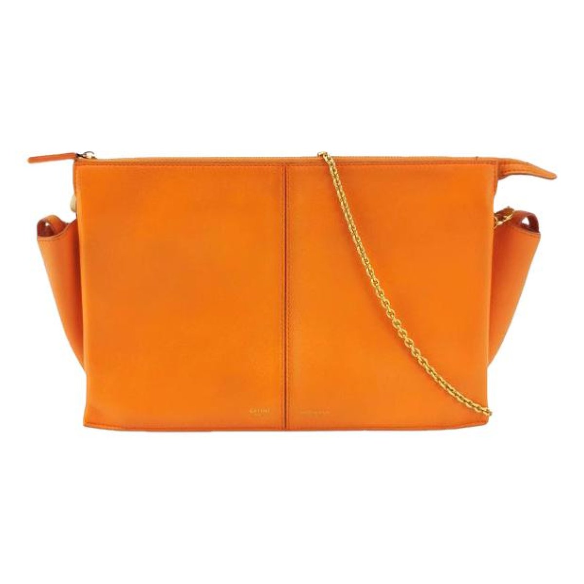 Tri-Fold leather tote