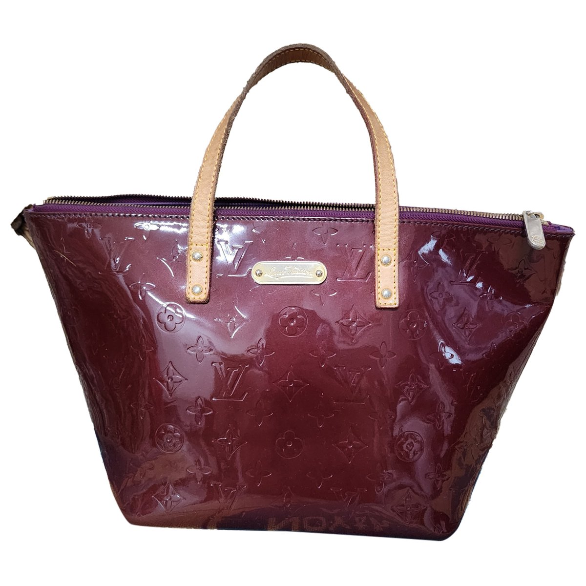 Bellevue patent leather handbag