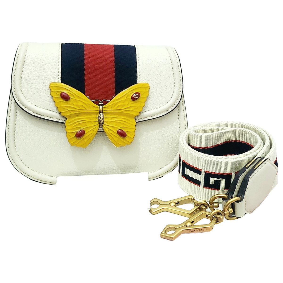 GucciTotem leather crossbody bag