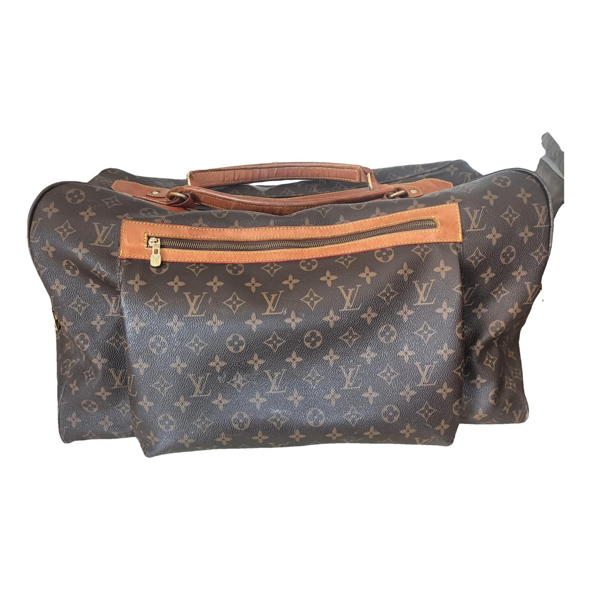 Eole leather travel bag