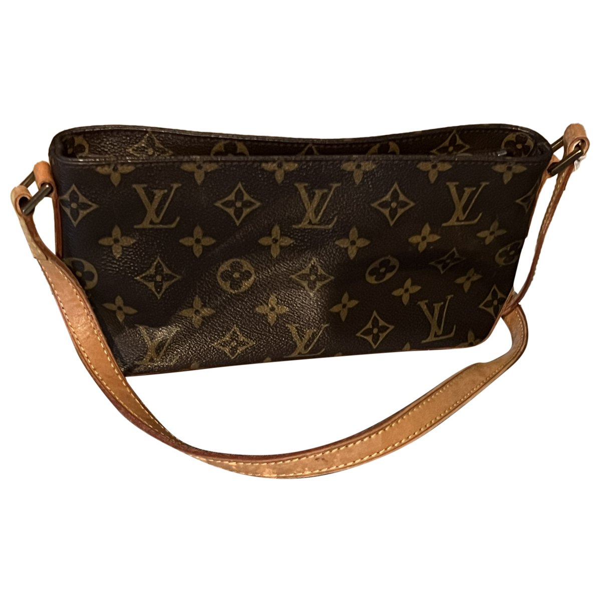 Trotteur leather crossbody bag