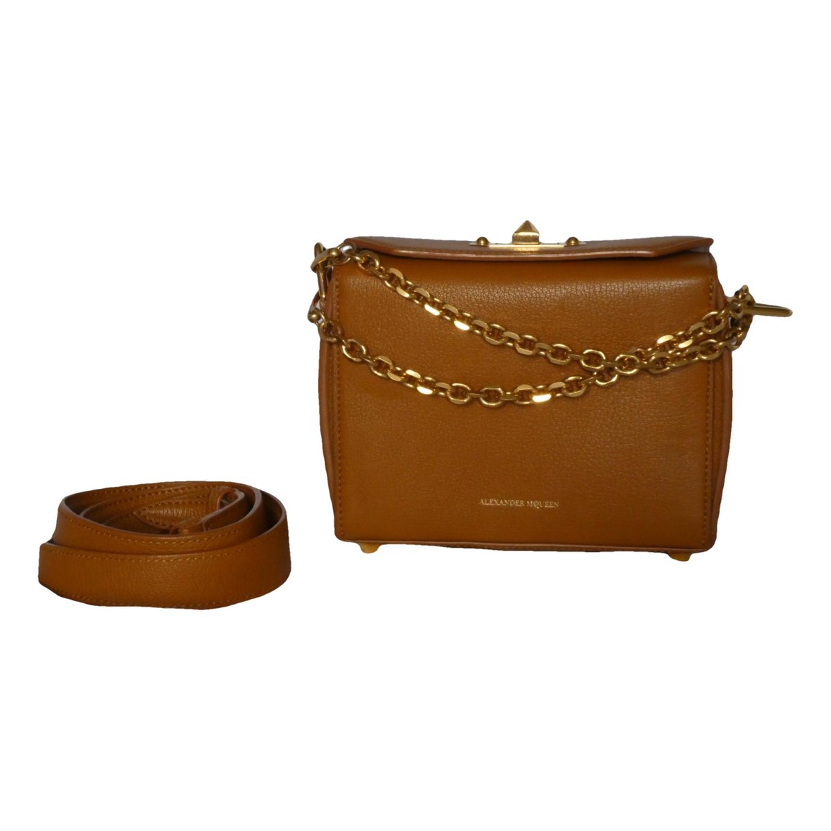Box 19 leather crossbody bag