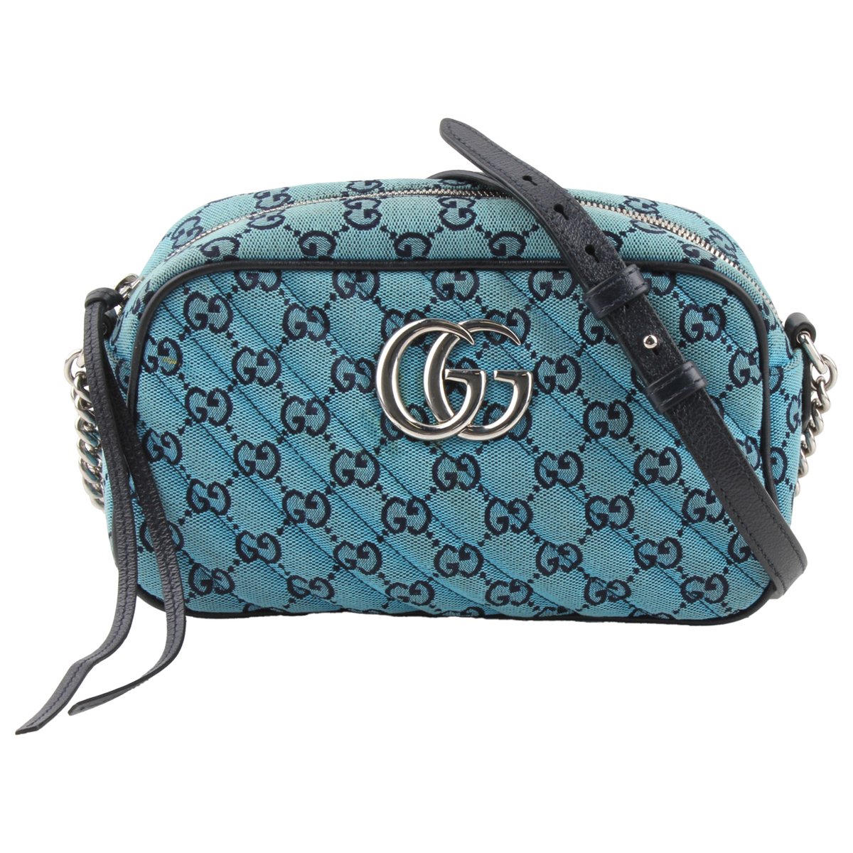GG Marmont Chain Matelasse cloth crossbody bag