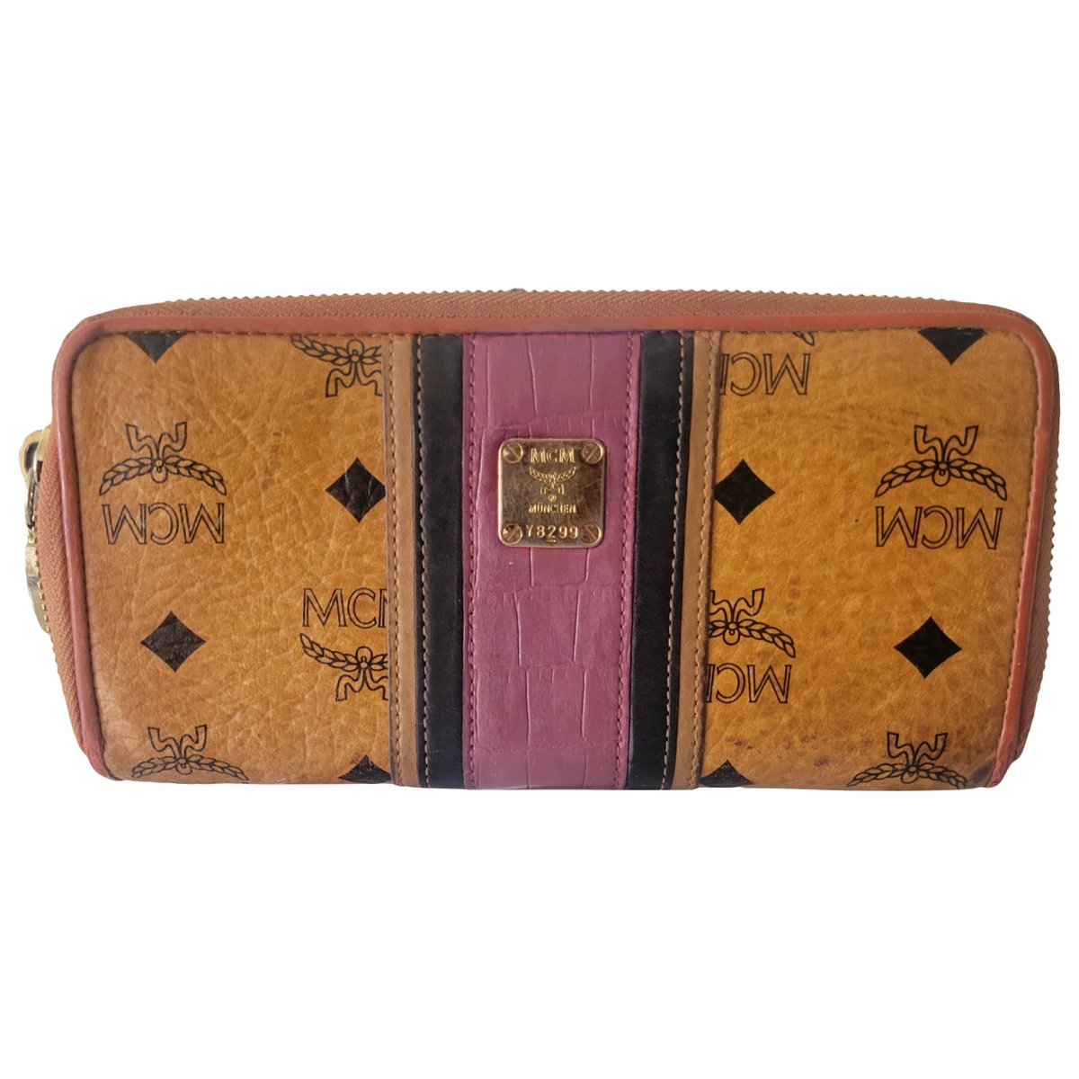Millie leather clutch bag