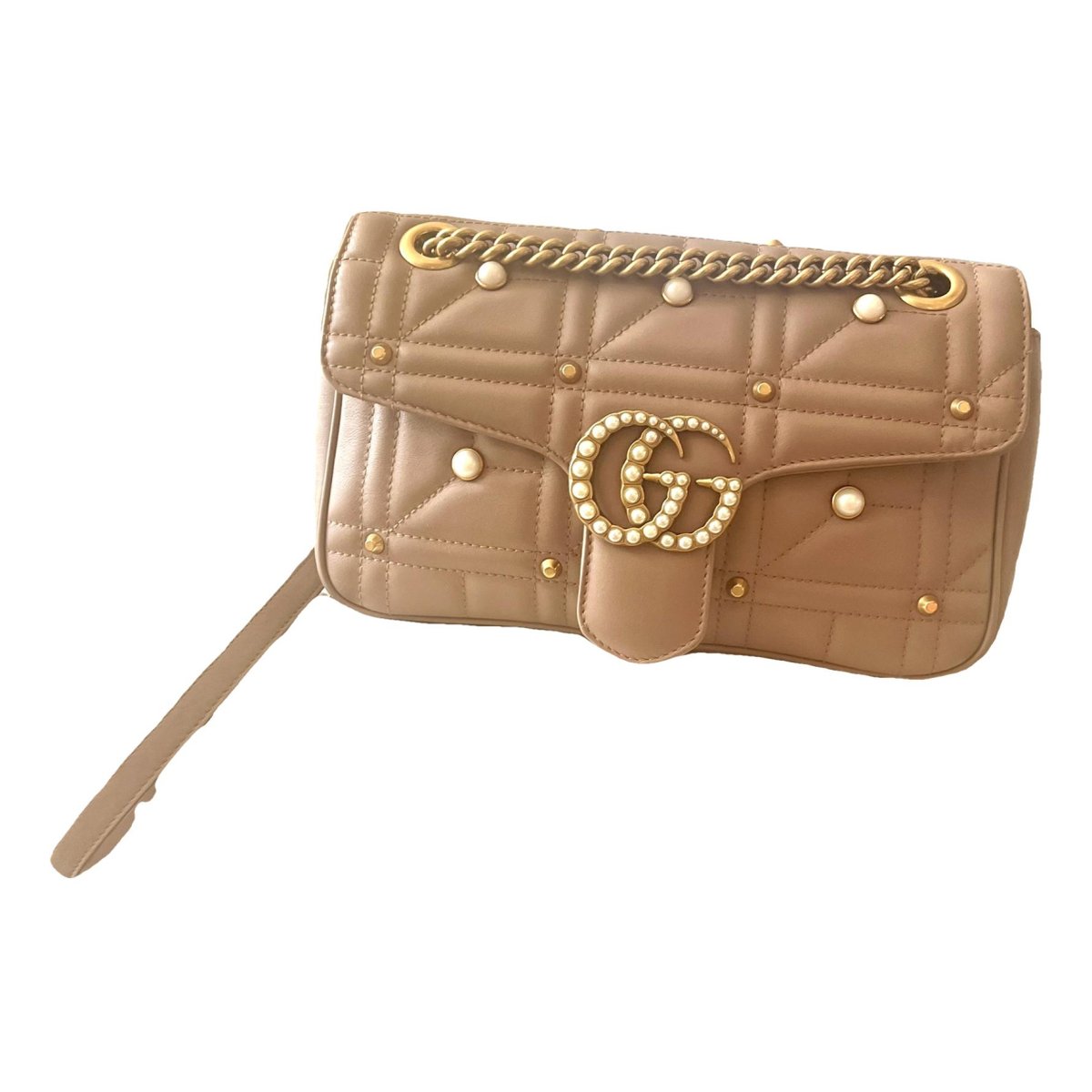 GG Marmont Flap leather crossbody bag