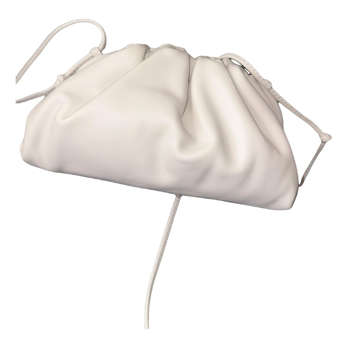 Pouch leather clutch bag