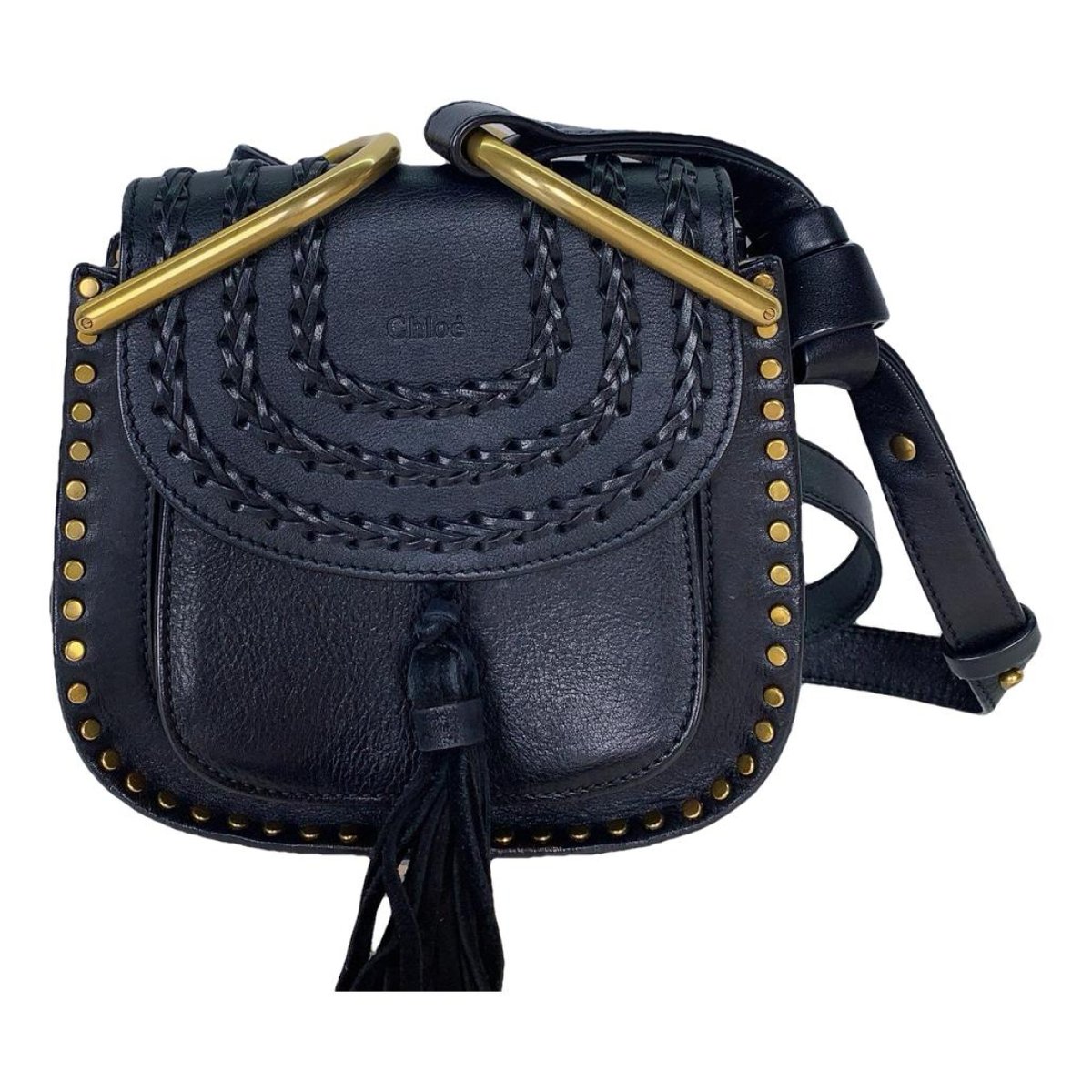 Hudson leather crossbody bag