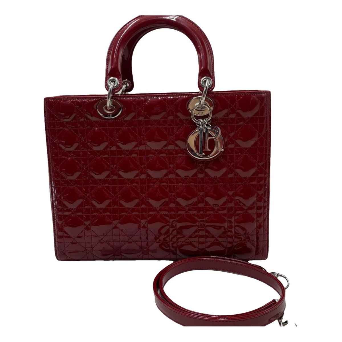 Lady Dior leather handbag