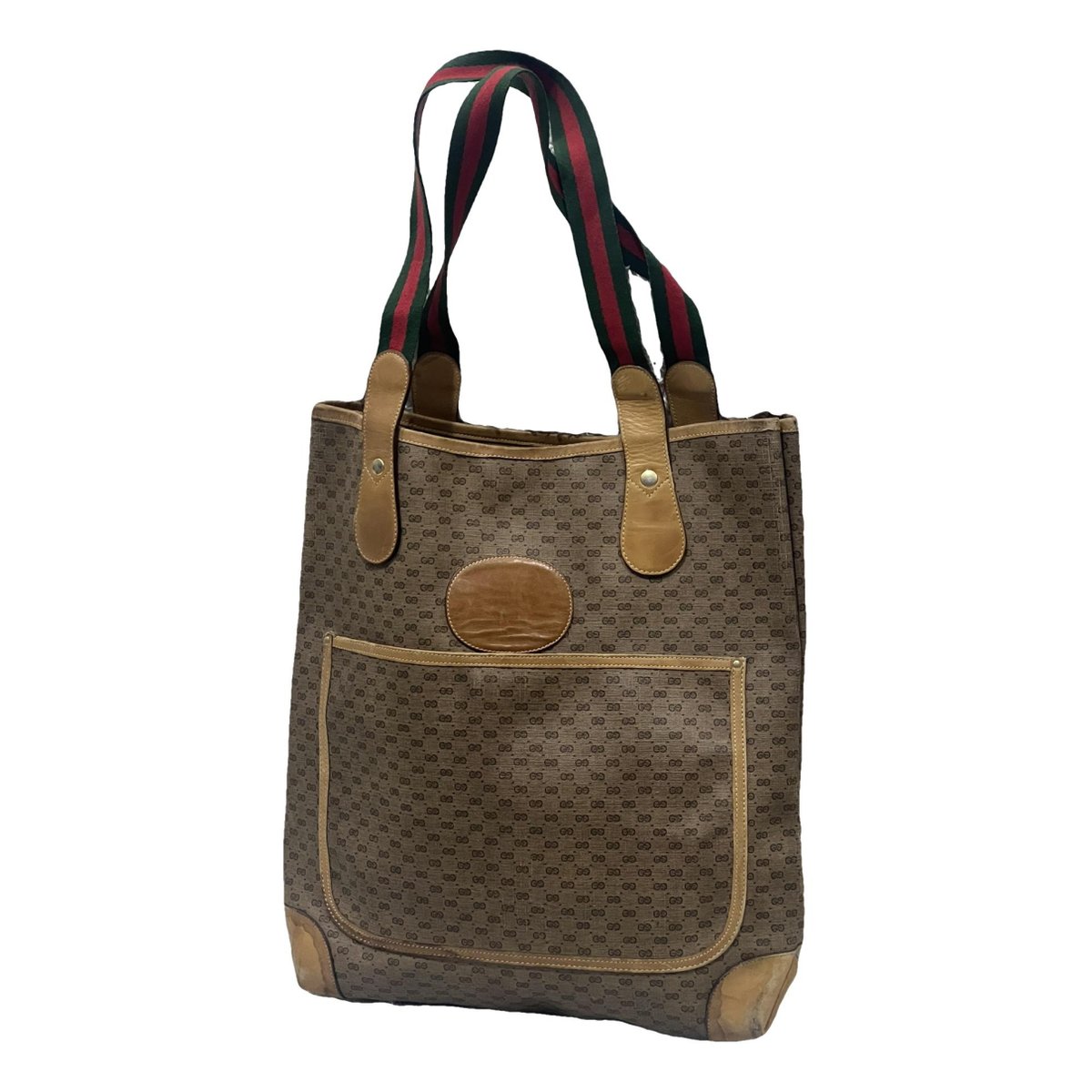 Ophidia Top Handle leather handbag
