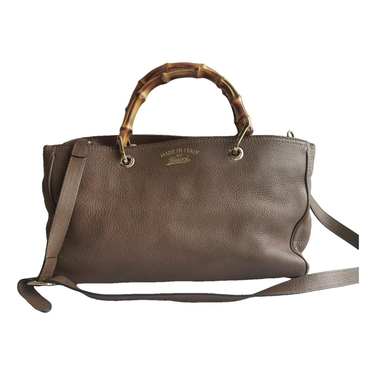 Bamboo Shopper leather tote
