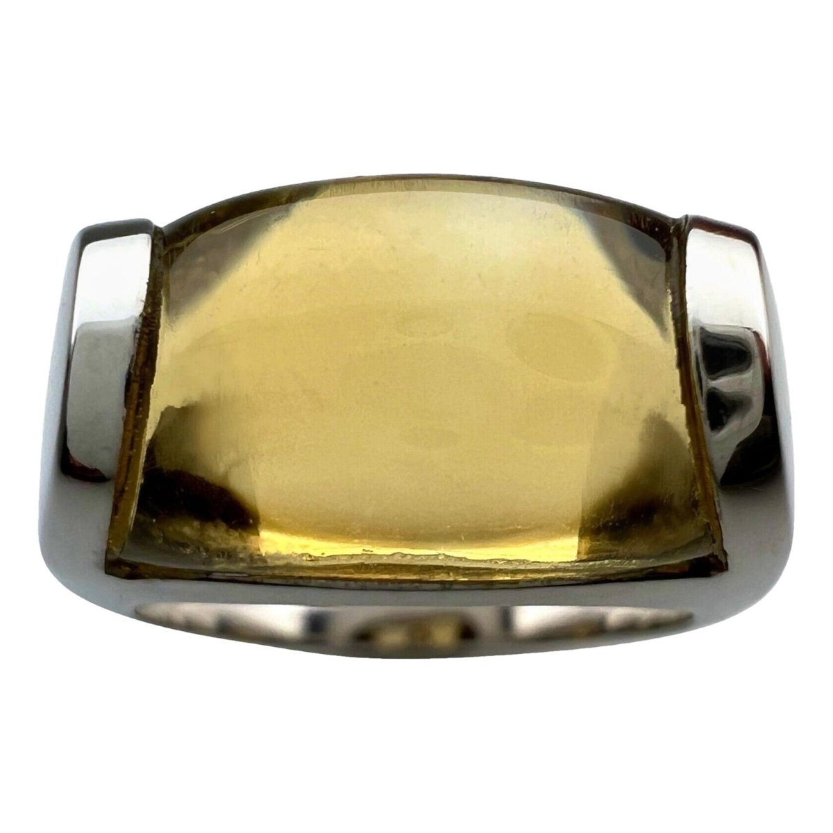 Tronchetto white gold ring